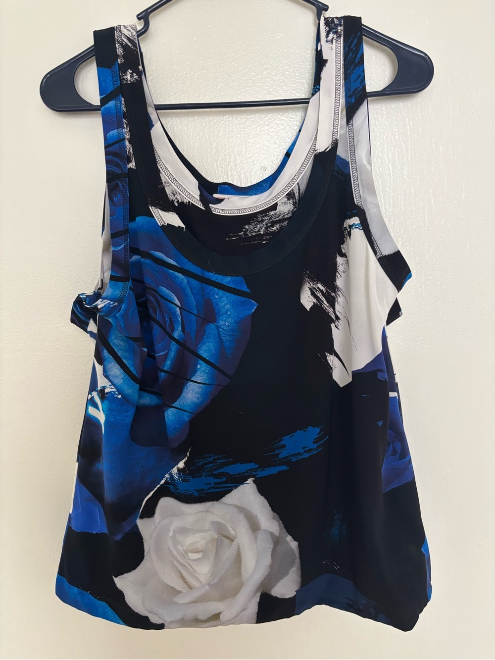 Alexander McQueen 100% silk Floral Tank Top - Women's Sleeveless Top